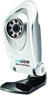 Bell+Howell InView HD H.264 Tabletop Wi-Fi IP Camera with Cloud Recording, 10x Zoom