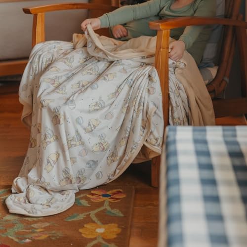 Image of Copper Pearl Jumbo 3-Layer Baby Blanket: Soft Baby Quilts for Boys and Girls | Breathable, Cozy, Toddler Blanket | Baby Quilt for Newborns | 60x72 Premium Material | Hunny
