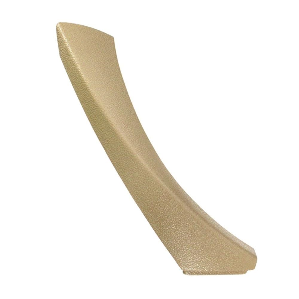 Dngjuen Beige Car Right Side Inner Door Handle Trim Pull Panel Outer Cover For Sedan For E90 For 323I 2006-2006 Sliding Door Handle(Beige)