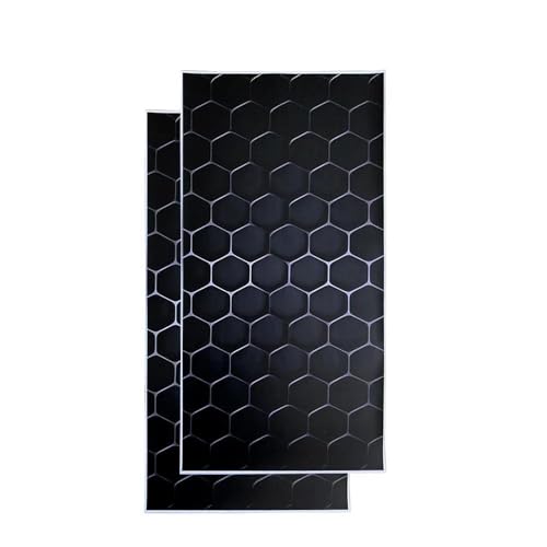 Autocollants nid d'abeille pilier B de voiture imperméables et anti-rayures - 2