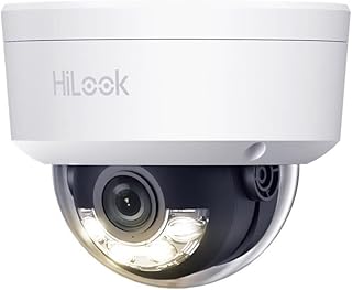 HiLook by HIKVISION Überwachungskamera aussen 4K/8MP Auflösung, ohne WLAN, LAN/PoE kabelgebunden, Kamera Überwachung außen mit KI - Bewegungsmelder, Outdoor Kamera, Nachtsicht