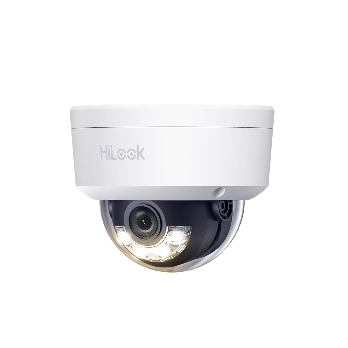 HiLook PoE IP Überwachungskamera aussen 4K 8MP ohne WLAN Nachtsicht IP67 | Livebild per App, Personen-/Fahrzeugerkennung, NVR-Einbindung und wetterfestes Gehäuse im Außenbereich