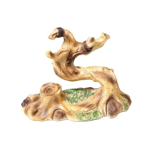 KLKCMS 登山用トランクブランチ装飾、生息地装飾、水槽オーナメント、爬虫類用登山木材、小型樹上ペット