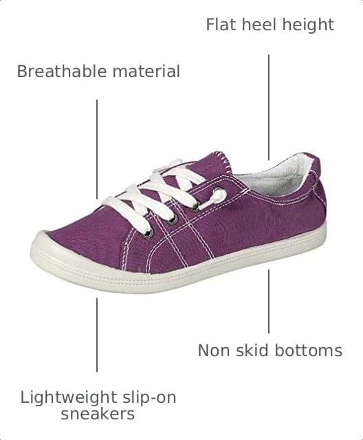 Image of Forever Link Comfort-01 Women's Classic Slip-On Comfort Fashion Sneaker