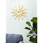 Ribbonwood Bent Beech Modern Wall Clock product photo