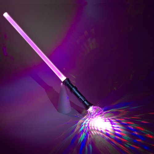 Flashing Panda Multicolor Flashing LED Sword with Prismatic Sphere Handle