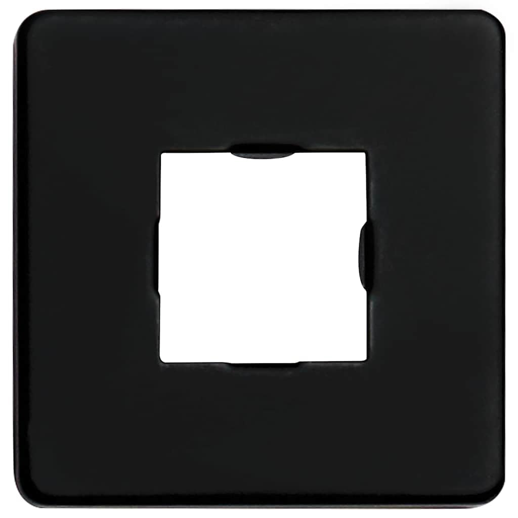 Brazo de ducha 30 cm acero inoxidable 201 cuadrado negro soporte