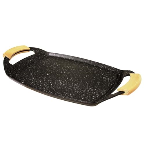 Baumalu, Plancha en Fonte d'Aluminium 485 x 285 x 37...