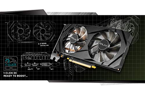 Placa de Vídeo GALAX - GeForce RTX 2060, 1-Click OC, 6GB GDDR6