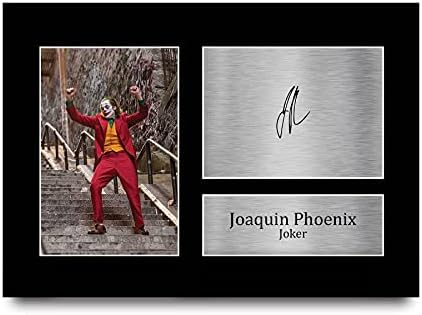 HWC Trading Joaquin Pheonix Joker Batman Gifts Printed Signed Autograph Picture for Movie Memorabilia Fans - A4