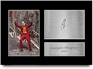 HWC Trading Joaquin Pheonix Joker Batman Gifts Printed Signed Autograph Picture for Movie Memorabilia Fans - A4