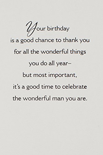 Hallmark Birthday Card For Dad (Wonderful Man) #TOP2