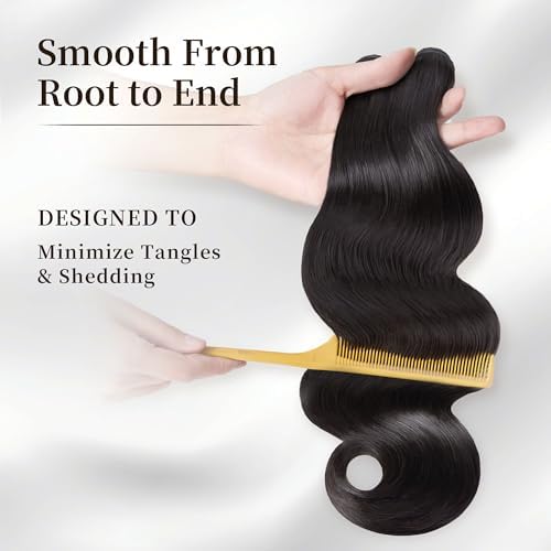 Luckstar Body Wave Bundles Human Hair Raw Hair 3 Bundles 18 20 22 Inch — view 3