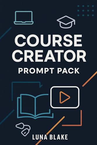 Immagine prodotto: Course Creator Prompt Pack (English Edition)