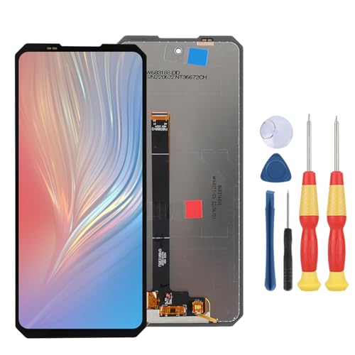 SiuVorZhi LCD�f�B�X�v���C OUKITEL WP17/WP19 LCD�f�B�X�v���C�Ή� �^�b�`�X�N���[���A�Z���u�� �C���������i �H��t��