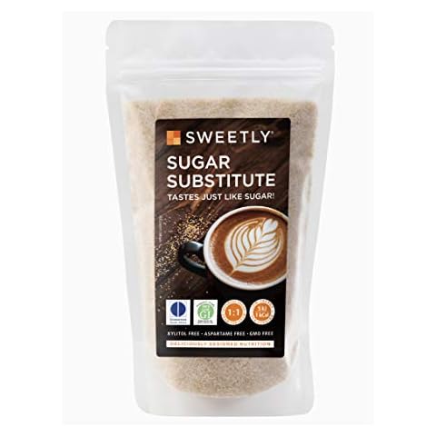 Sweetly Sugar Substitute | Keto Sweetener, Stevia Sugar, Natural Granulated Sweetener | Balanced Granulated Erythritol - Perfect Alternative Sugar Substitute (400g) Cover
