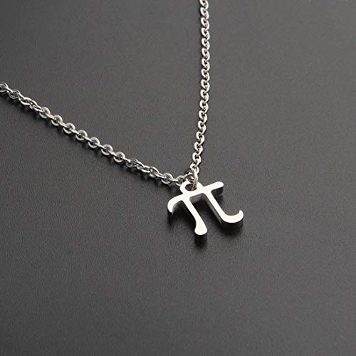 WUSUANED Pi Symbol Pendant Necklace 3.14 Math Sign Jewelry Pi Day Gift For Science Math Lover Teacher4