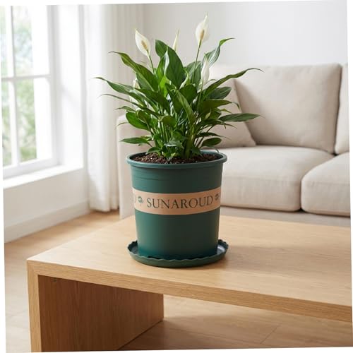 Pots de pépinière en plastique épais durable de 2 gallons