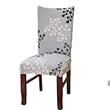 Stretch Removable Washable Short Dining Chair Protect Cover Slipcover (1, 25)
