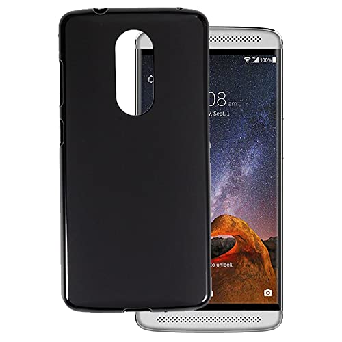 OAGELIM Hülle kompatibel mit ZTE Axon 7 Mini Hülle Stoßfeste TPU Weiche Flexible Schützende Handyhülle mit Kratzfestigkeit & Militärischer Fallschutz (Schwarz)