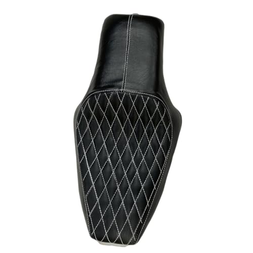 Asiento retro plano de motocicleta con base acolchada para reacondicionamiento de Sportster 883