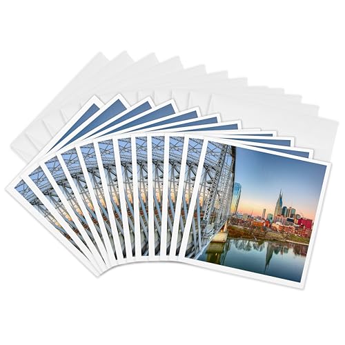 Cartes de vœux Nashville au lever du soleil pour vos correspondances et souvenirs de voyage