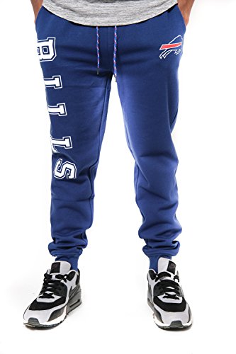 Ultra Game Men's NFL Jogger, Buffalo Bills, Team Color, Small