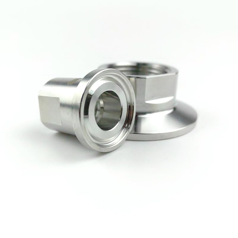Adaptateur Tri-Clamp 77.5mm en inox pour cuve de brassage maison eau et huile