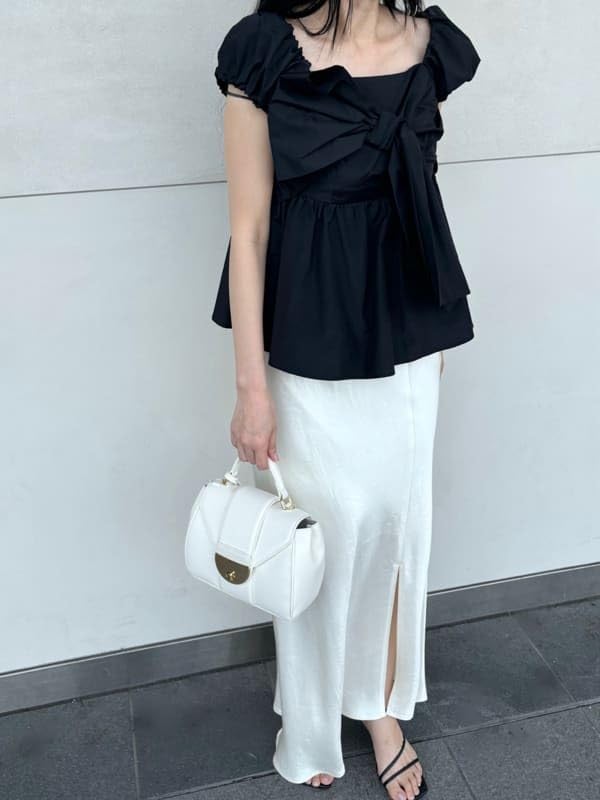 フレイ アイディー] リボンディテールトップス FWFB252014 レディース