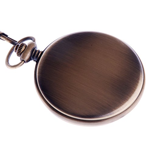 Reloj de bolsillo de fácil lectura con números arábigos y maquinaria de cuarzo PW-49 4