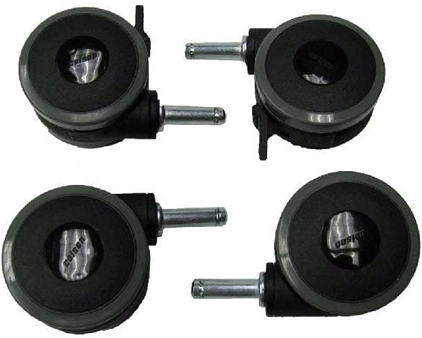 Invacare Bed Caster Package; 2 w/Brake and 2 w/Out Brake, 1123550