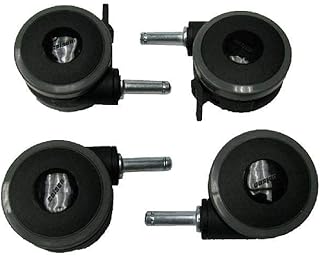 Invacare Bed Caster Package; 2 w/Brake and 2 w/Out Brake, 1123550
