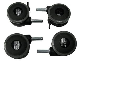 Invacare Paquete de ruedas de cama; 2 w/freno y 2 w/out freno, 1123550