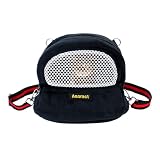 Asoract Bolsa De Transporte De Lã Para Porquinhos Da Índia, Bolsa De Dormir Para Animais De Estimação Pequenos, Macia E Confortável, Com Alça Ajustável, Janela De Malha Respirável E Tapete Removível