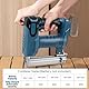 Akku Tacker Nagelpistole Kompatibel mit Makita 18V Lithium-Akku, 80 Nägel/Min, 100W 2-in-1 Elektrotacker Elektronagler mit 500 Gerade Nägel und 500 U-förmige Nägel (Ohne Akku)