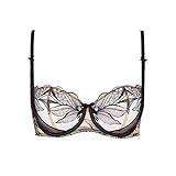 Aubade Women's Half Cup Bra, Encre Noire, 36B