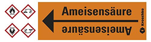 LEMAX® Rohrleitungsband Ameisensäure,praxisbewährt,ab Ø 10mm,orange/schwarz,33m/Rolle