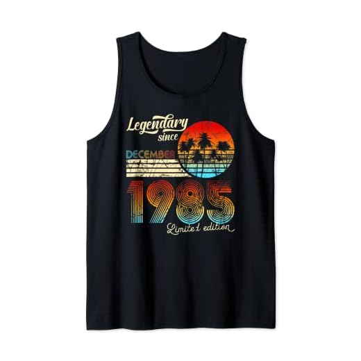 Cumpleaños Legendario Desde Diciembre De 1984 Regalo. Camiseta sin Mangas