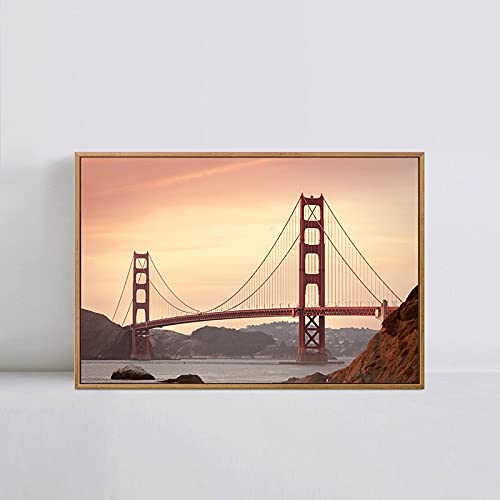 Kit broderie diamant pont à offrir en cadeau créatif pour décoration murale
