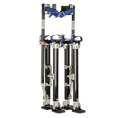 Pentagon Tools Drywall Stilts, Black, 24-40 Inch