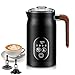 KLOVVY Milk Frother and Steamer 4 in 1, Milk Warmer with Temperature Control, 300 ml Automatic Milk Foamer Hot and Cold Foam for Coffee, Cappuccino, Latte, Hot Chocolate