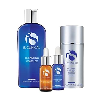 iS CLINICAL Pure Calm Collection, Calming Skincare full regimen, Collection Gift Set, Perfect for red or irritated skin