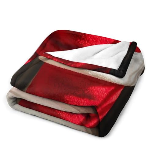 Couverture en flanelle bas de Noël plaid doux 102x152cm