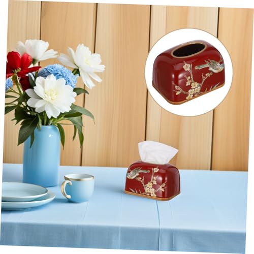 Boîte à mouchoirs décorative Mipcase avec couvercle élégant pour salon