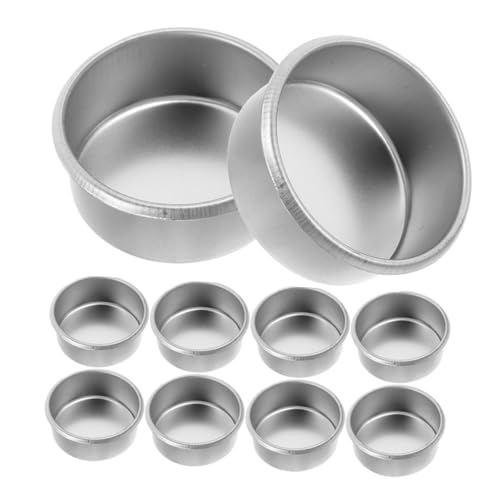 Vaguelly 10 Piezas Portavelas de Plateado para Velas Tealight de Soporte para Velas Cónicas para Decoración de Navidad y Centros de Mesa DIY