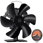 MIVITOOM Вентилатор с 6 лопатки и термометър,...