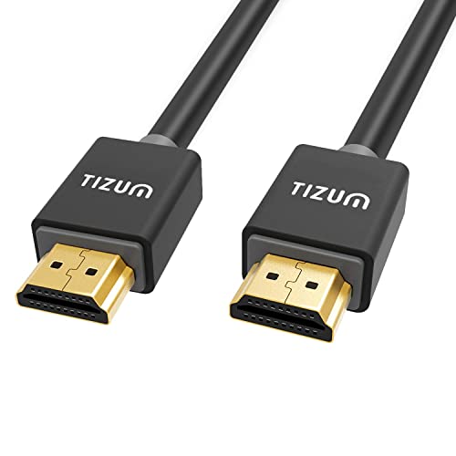 TIZUM Ultra HDMI 2.0 -Gold Plated-High Speed Data 18Gbps, 3D, 4K, HD 2160p (33 Ft/10M-Grey)