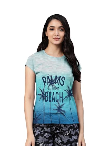 Image of Lyra Women's Cotton Regular Fit T-Shirt