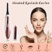 Heated Eyelash Curlers,Electric Eyelash Curler,LED Display,Natural Curling 24H Long Lasting,A Fast-Forming, Natural-Looking,Long-Lasting for Women Gifts (White)