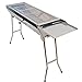 Produktbild OLYMP Schaschlikgrill, Extra Langer Mangal mit 90cm Edelstahl Grill Garten Standgrill, mit Klappbeinen, Holzkohlegrill BBQ